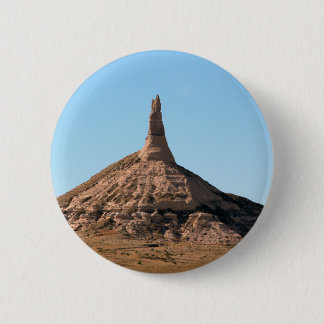 Scottsbluff Nebraska Kamin-Felsen-Helm Button