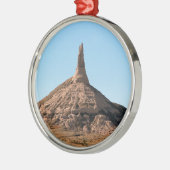 Scottsbluff Nebraska Kamin-Felsen-Helm Ornament Aus Metall (Links)