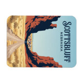 Scottsbluff USA Magnet (Horizontal)