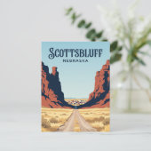 Scottsbluff USA Postkarte (Stehend Vorderseite)