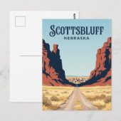 Scottsbluff USA Postkarte (Vorne/Hinten)