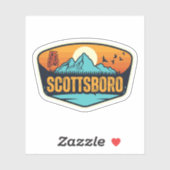 Scottsboro, Alabama Aufkleber (Blatt)