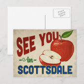 Scottsdale Arizona Apple - Vintage Travel Postkarte (Vorne/Hinten)