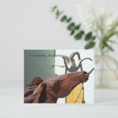 Scottsdale Arizona Arts District PostCard Foto AZ Postkarte (Stehend Vorderseite)