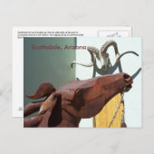 Scottsdale Arizona Arts District PostCard Foto AZ Postkarte (Vorne/Hinten)