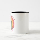 Scottsdale Arizona Cactus Zweifarbige Tasse (Mittel)