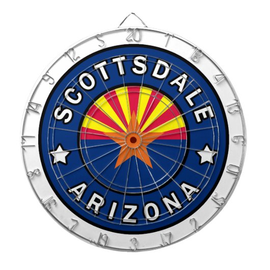 Scottsdale Arizona Dartscheibe (vorne)