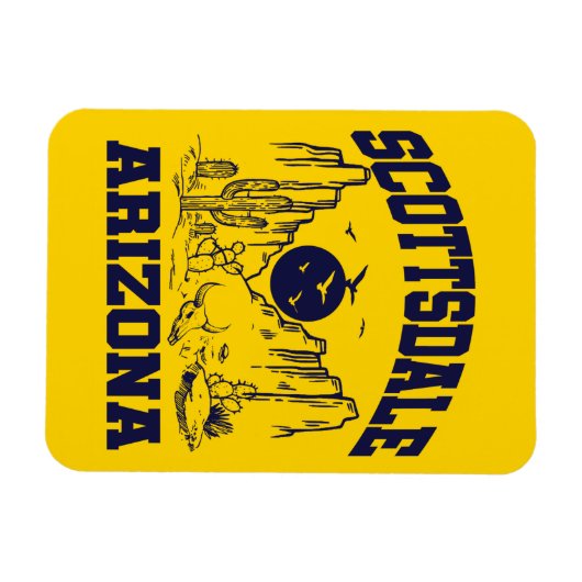 Scottsdale, Arizona Magnet (Horizontal)