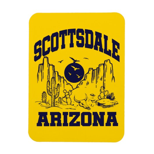 Scottsdale, Arizona Magnet (Vertikal)