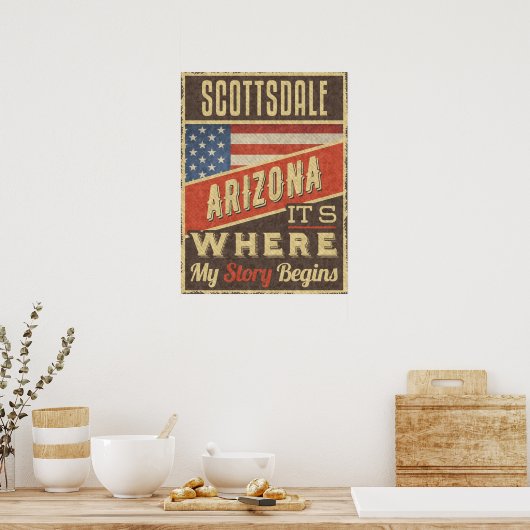 Scottsdale Arizona Poster (Küche)