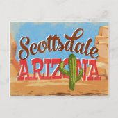 Scottsdale Arizona Postkarte (Vorderseite)