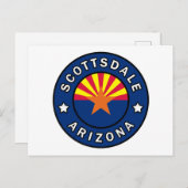 Scottsdale Arizona Postkarte (Vorne/Hinten)