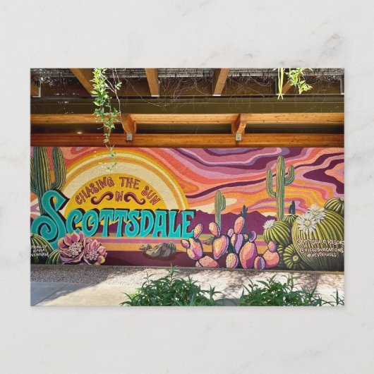 Scottsdale, Arizona Postkarte (Vorderseite)