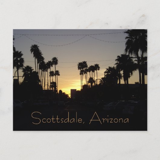 Scottsdale, Arizona-Postkarte Postkarte (Vorderseite)