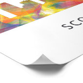 SCOTTSDALE, ARIZONA SKYLINE WB1 - POSTER (Ecke)