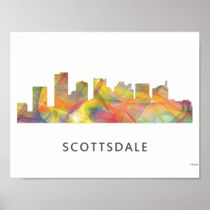 SCOTTSDALE, ARIZONA SKYLINE WB1 - POSTER