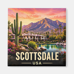 Scottsdale Arizona Sonoran-Wüste Berg Reise Magnet