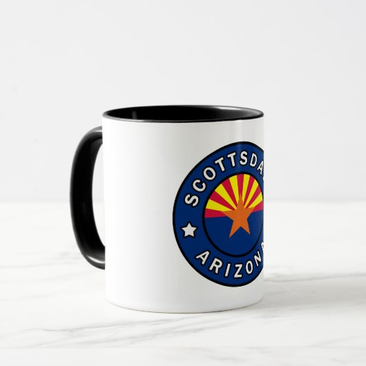 Scottsdale Arizona Tasse (Vorderseite Links)