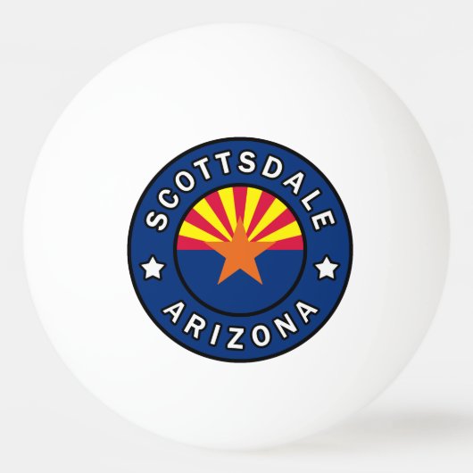 Scottsdale Arizona Tischtennisball (Vorderseite)