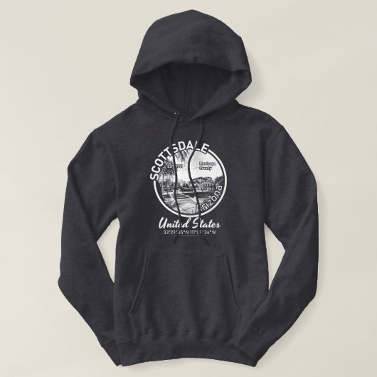 SCOTTSDALE - ARIZONA VINTAG HOODIE (Design vorne)