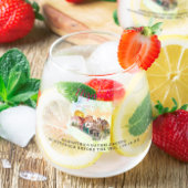 Scottsdale AZ | Monogramm Bachelorette Weinglas Ohne Stiel