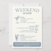 Scottsdale Bachelorette Social Cocktail Tour Einladung (Rückseite)