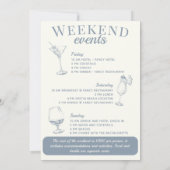 Scottsdale Bachelorette Social Cocktail Tour Einladung (Rückseite)