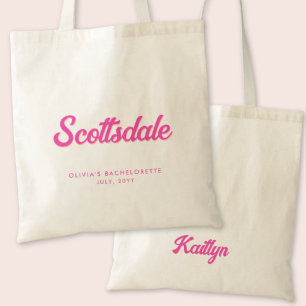 Scottsdale Junggeselinnen-Abschied Personalisierte Tragetasche