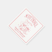 Scottsdale Junggeselinnen-Abschied Vintag Paper Serviette (Ecke)