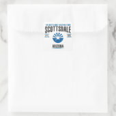 Scottsdale Quadratischer Aufkleber (Tasche)
