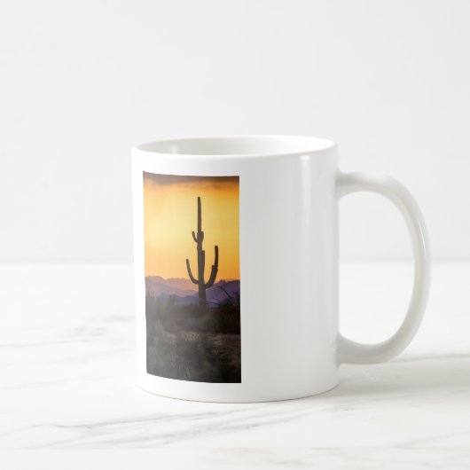 Scottsdale Sonnenuntergang vor dem Sturm Kaffeetasse (Rechts)