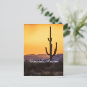 Scottsdale Sonnenuntergang vor dem Sturm Postkarte (Stehend Vorderseite)