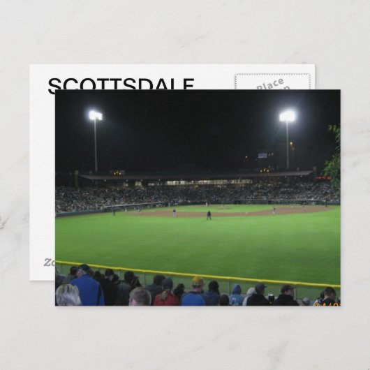 Scottsdale Stadium Postkarte (Vorne/Hinten)