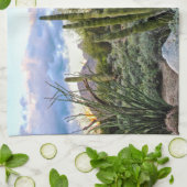 Scottsdale Succulent Sunset Geschirrtuch (Gefaltet)