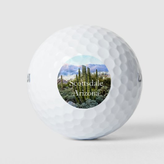 Scottsdale Succulent Sunset Golfball (Vorderseite)
