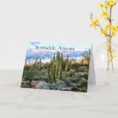 Scottsdale Succulent Sunset Karte (Gelbe Blume)