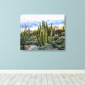 Scottsdale Succulent Sunset Leinwanddruck (Insitu (Holzboden))