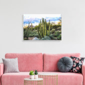 Scottsdale Succulent Sunset Leinwanddruck (Insitu (Wohnzimmer))