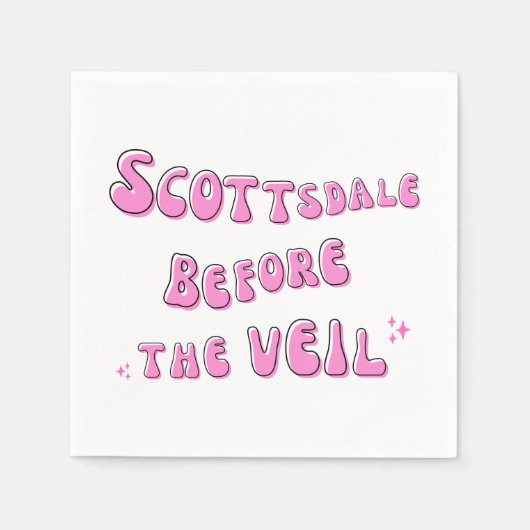 Scottsdale vor dem Schleier Serviette (Vorderseite)