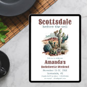 Scottsdale Vor dem Veil Bachelorette Weekend Einladung