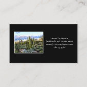 Scottsdalesucculent-Sonnenuntergang Visitenkarte (Vorderseite)