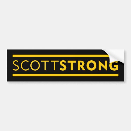 SCOTTSTRONG AUTOAUFKLEBER (Vorne)