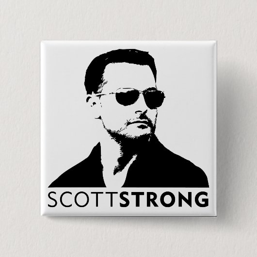 SCOTTSTRONG KNOPF BUTTON (Vorderseite)