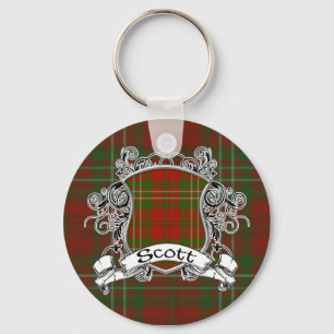 Scotttartan-Schild Schlüsselanhänger