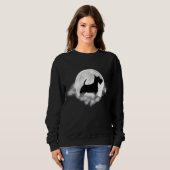 Scotty Dog Aberdeen Terrier Retro 3 Sweatshirt (Vorne ganz)