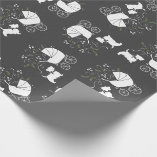Scotty Dog Baby Shower Geschenkpapier