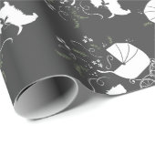 Scotty Dog Baby Shower Geschenkpapier (Rolleneckpunkt)