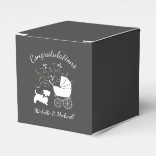 Scotty Dog Baby Shower Geschenkschachtel