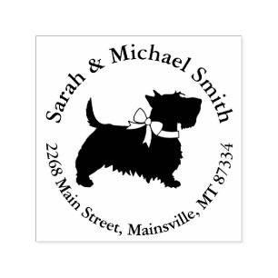 Scotty Dog Baby Shower Permastempel