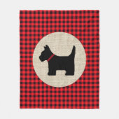 Scotty Dog Fleece Blanket (Vorderseite)